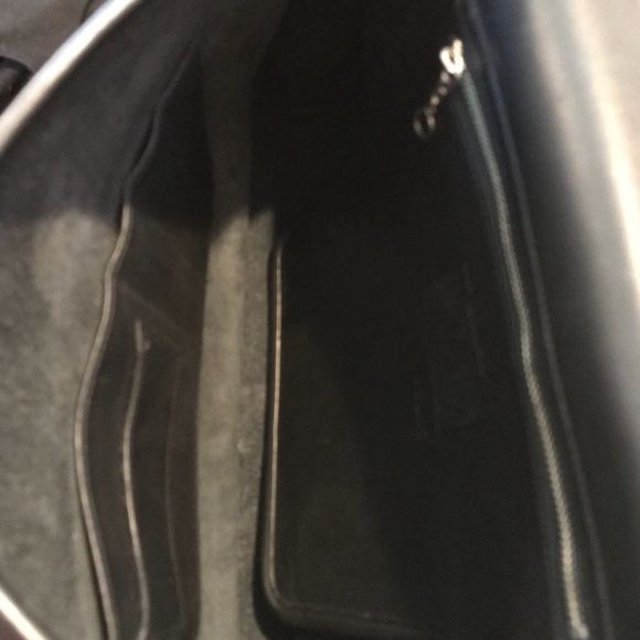 Coach Black Leather Briefcase with Silver Hardware - Picture 8 of 8